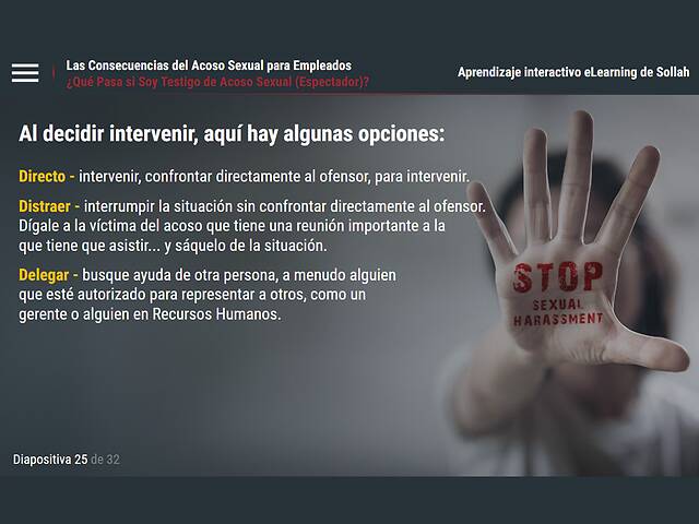 The Consequences of Sexual Harassment™ (Employee Course - Multi-State) - Spanish