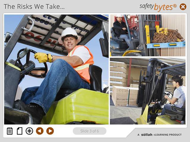 SafetyBytes® - Improper Use of a Forklift