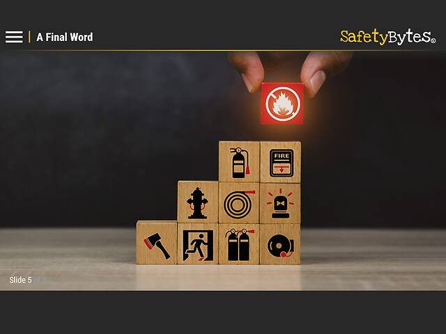 SafetyBytes® - Overview of Fire Protection Within the Workplace