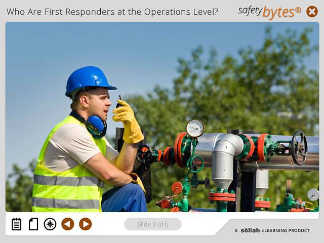 SafetyBytes® - Responding to Chemical Leaks (Operations Level)