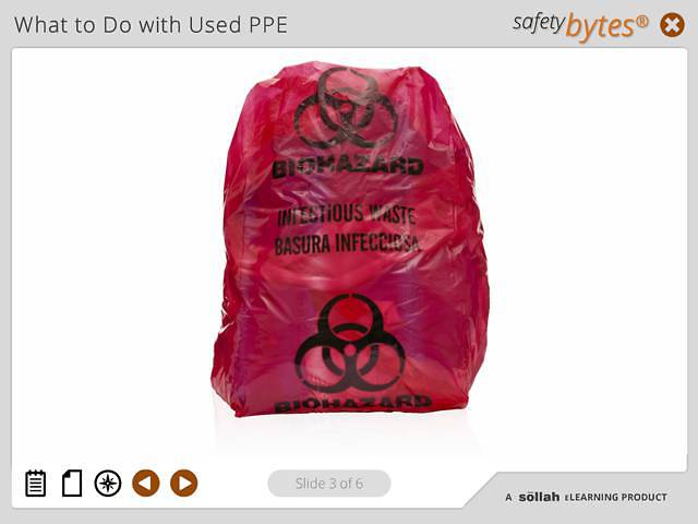 SafetyBytes® - Handling Contaminated PPE and Equipment