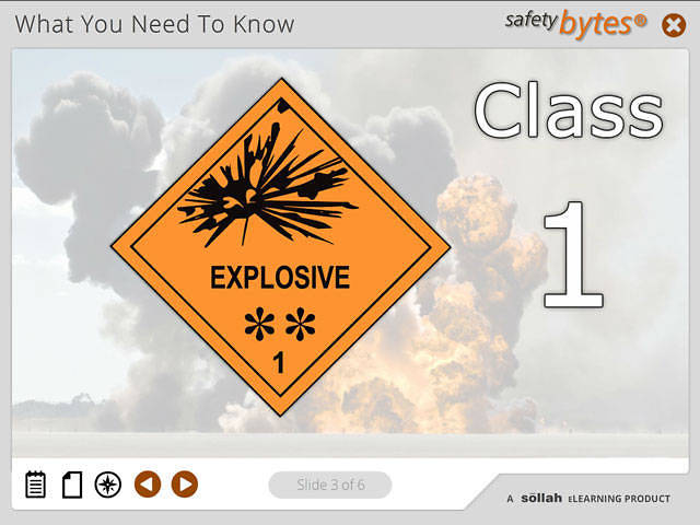 SafetyBytes® - Hazard Class 1 - Explosives